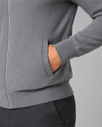 Men's Knitted Full Zip Cardigan - Collared Regular Fit