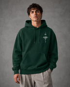 Men's Oversized Graphic Hoodie - Front & Back Print Relaxed Fit