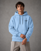 Men's Oversized Graphic Hoodie - Front & Back Print Relaxed Fit