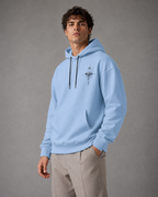 Men's Oversized Graphic Hoodie - Front & Back Print Relaxed Fit