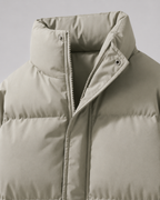 Men's Oversized Winter Puffer Jacket with Stand Collar