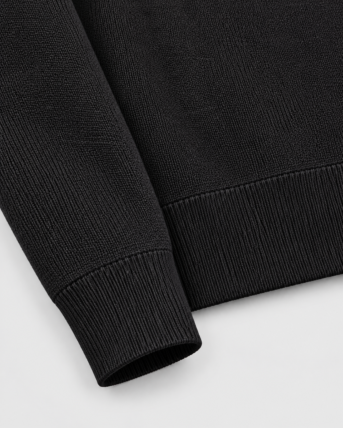 Men's Rib-Knit Polo Sweater – Contrast Trim Long Sleeve Regular Fit