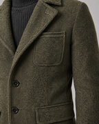 Men's Textured Blazer - Notch Lapel Two-Button Tailored Fit