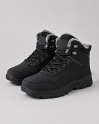 Men's Winter Boots - Lace-Up Plush-Lined Rugged Ankle Style