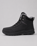 Men's Winter Boots - Lace-Up Plush-Lined Rugged Ankle Style