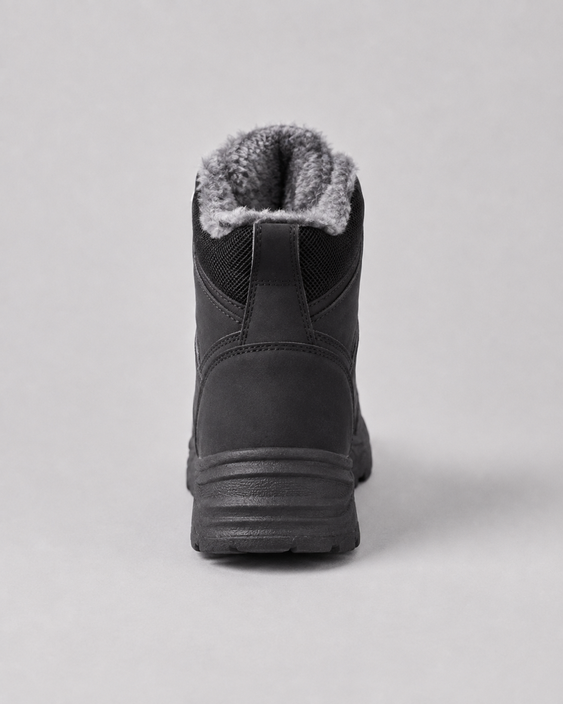 Men's Winter Boots - Lace-Up Plush-Lined Rugged Ankle Style