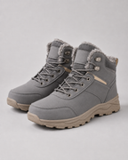 Men's Winter Boots - Lace-Up Plush-Lined Rugged Ankle Style