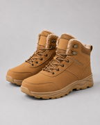 Men's Winter Boots - Lace-Up Plush-Lined Rugged Ankle Style