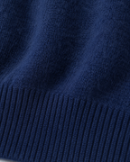 Men's Wool Crew Neck Sweater - Ribbed Trim Long Sleeve Knit