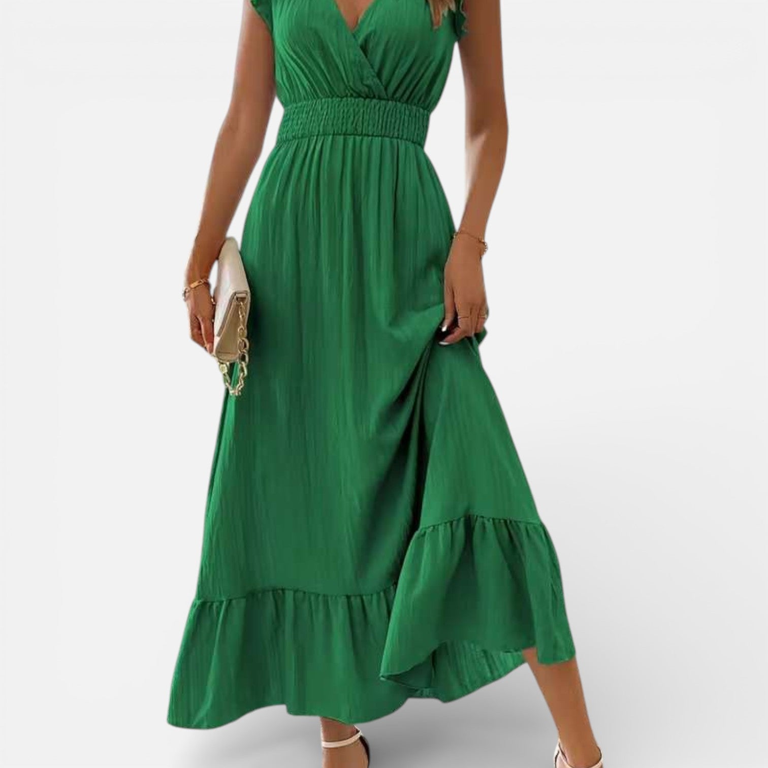 Women’s Sleeveless Maxi Dress Flowy Fit Timeless Style