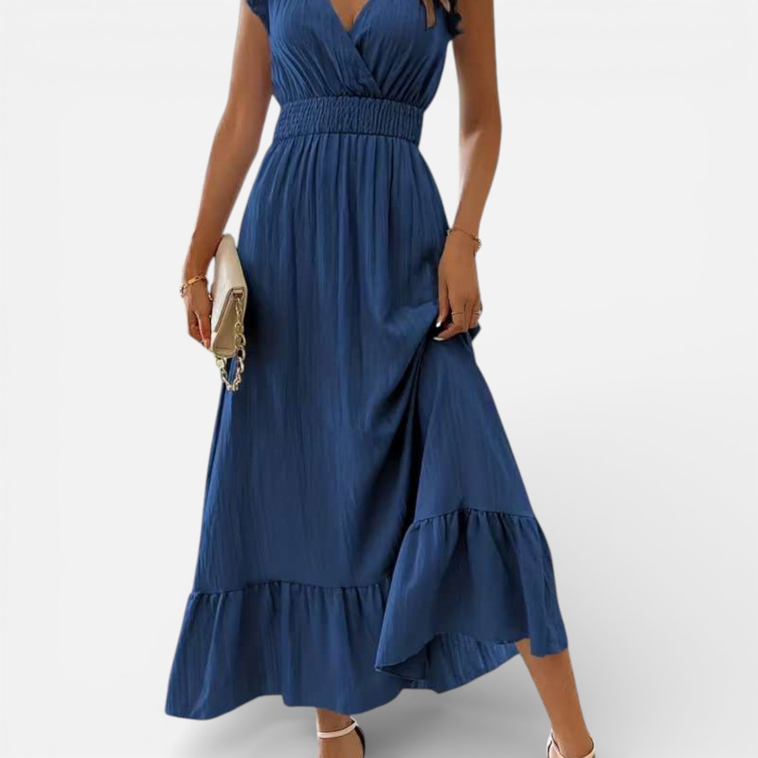 Women’s Sleeveless Maxi Dress Flowy Fit Timeless Style