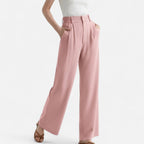 Women’s High Waist Wide Leg Trousers – Tailored Classic Fit