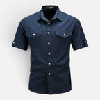 Felorro | Men’s Lightweight Safari Shirt Summer Short Sleeve