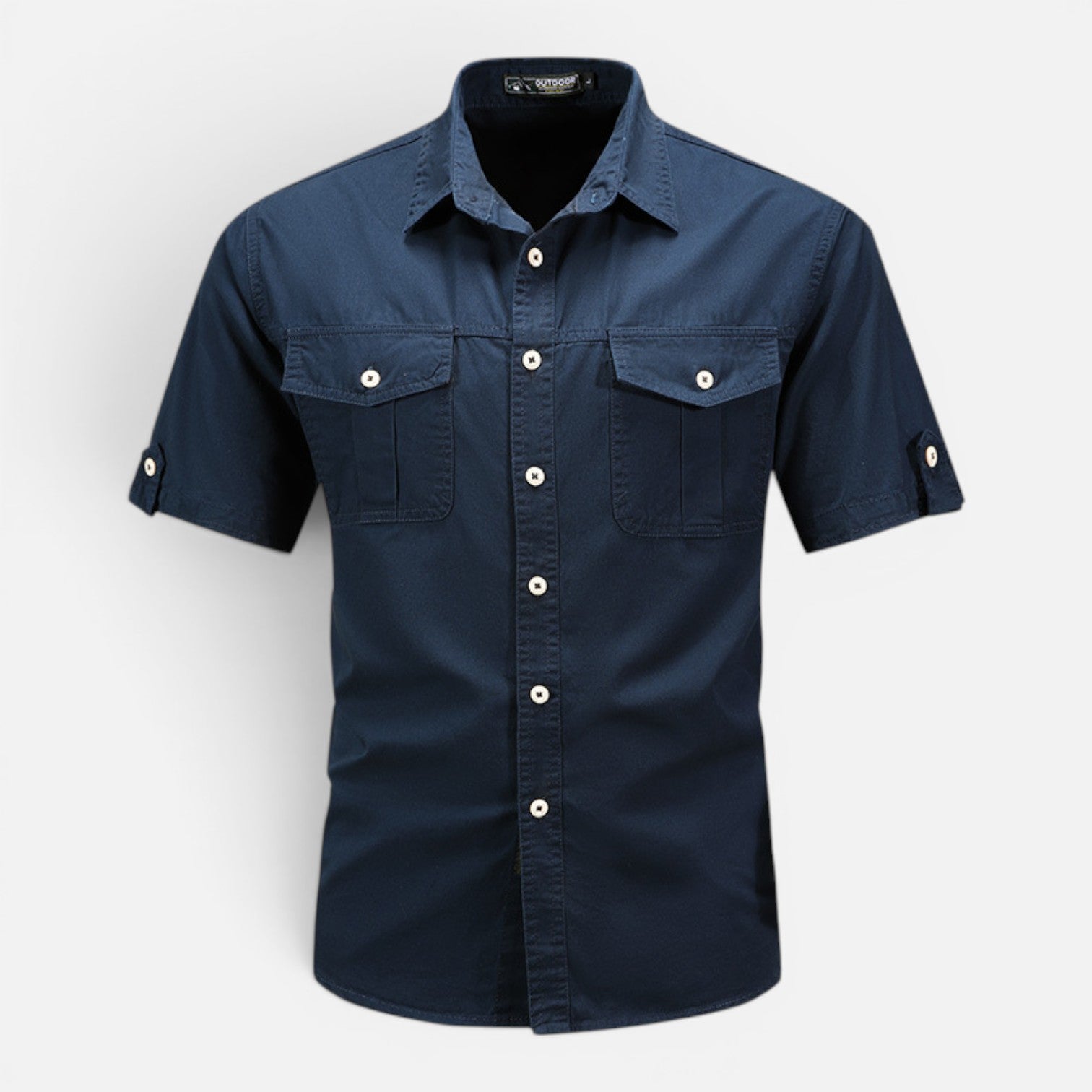 Felorro | Men’s Lightweight Safari Shirt Summer Short Sleeve