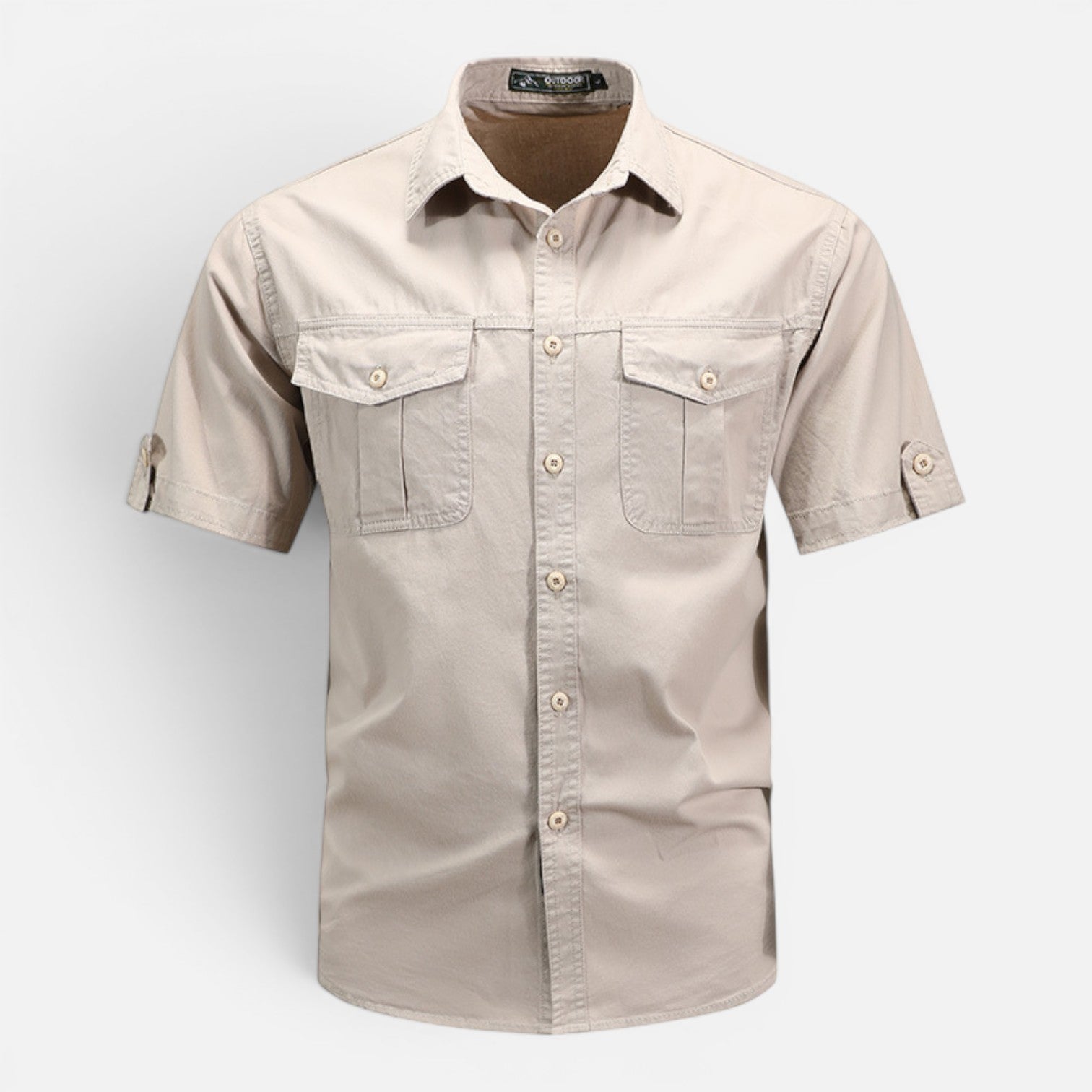 Felorro | Men’s Lightweight Safari Shirt Summer Short Sleeve