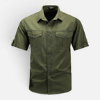 Felorro | Men’s Lightweight Safari Shirt Summer Short Sleeve