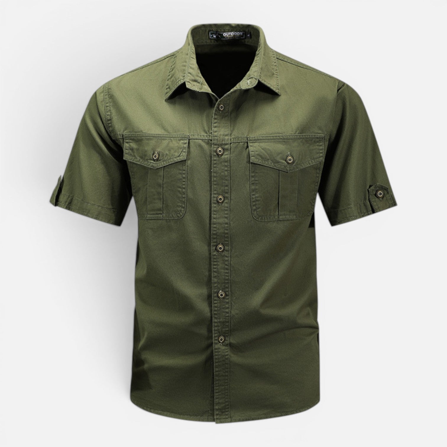 Felorro | Men’s Lightweight Safari Shirt Summer Short Sleeve