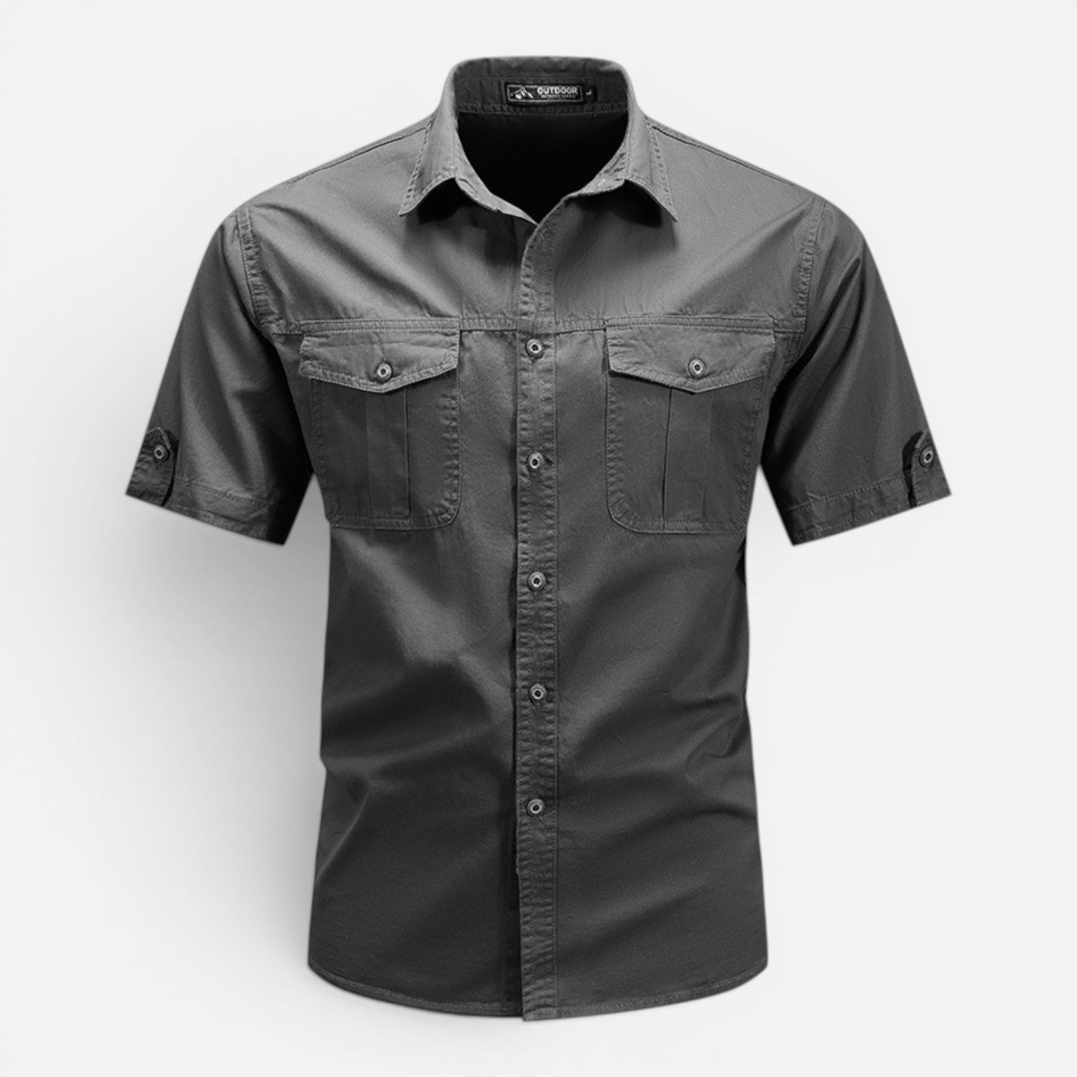 Felorro | Men’s Lightweight Safari Shirt Summer Short Sleeve
