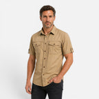 Felorro | Men’s Lightweight Safari Shirt Summer Short Sleeve