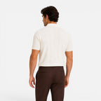 Felorro | Men’s Knitted Polo Shirt Lightweight Breathable Slim Fit Summer