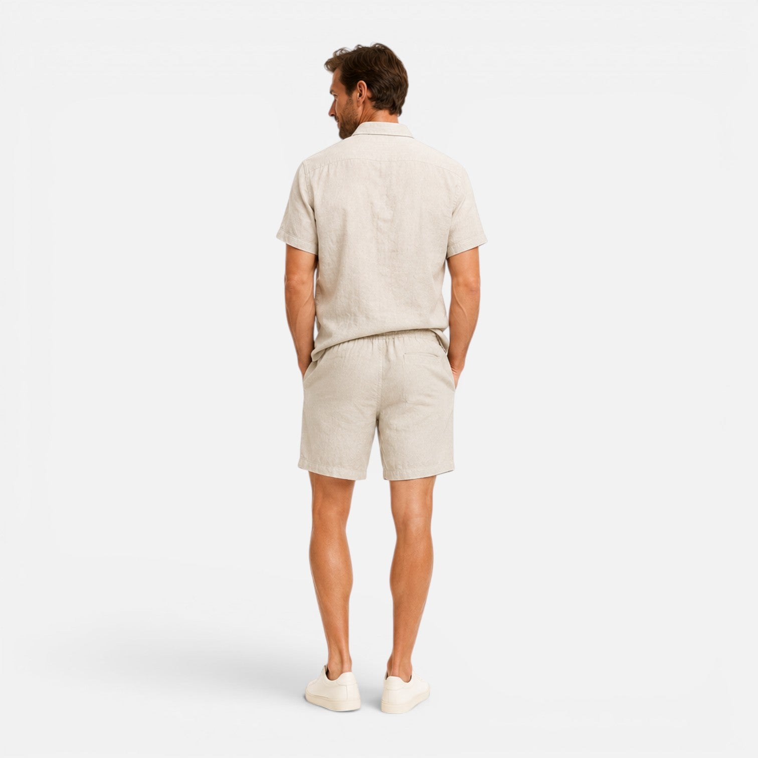 Felorro | Men’s Summer Set Shirt and Shorts Lightweight Breathable