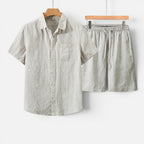 Felorro | Men’s Summer Set Shirt and Shorts Lightweight Breathable