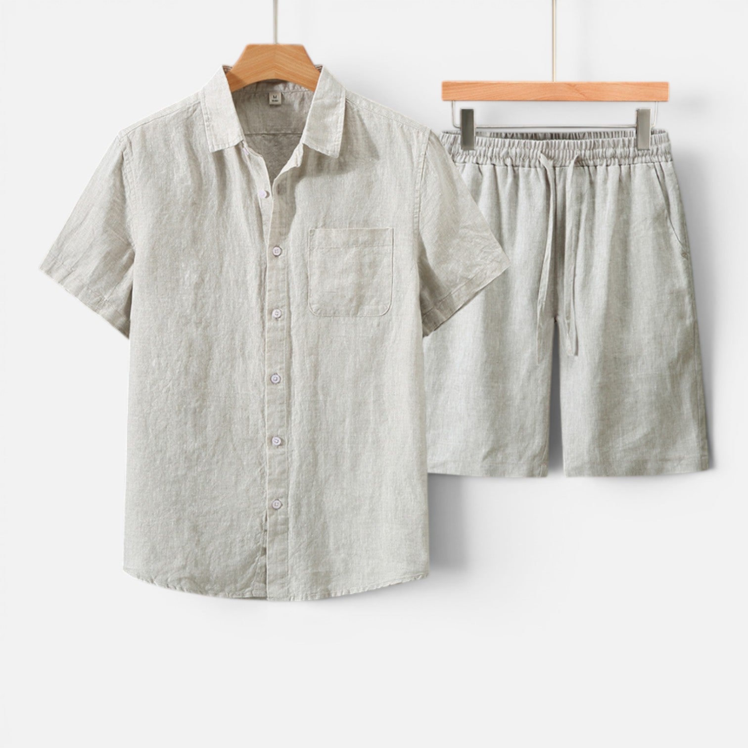 Felorro | Men’s Summer Set Shirt and Shorts Lightweight Breathable