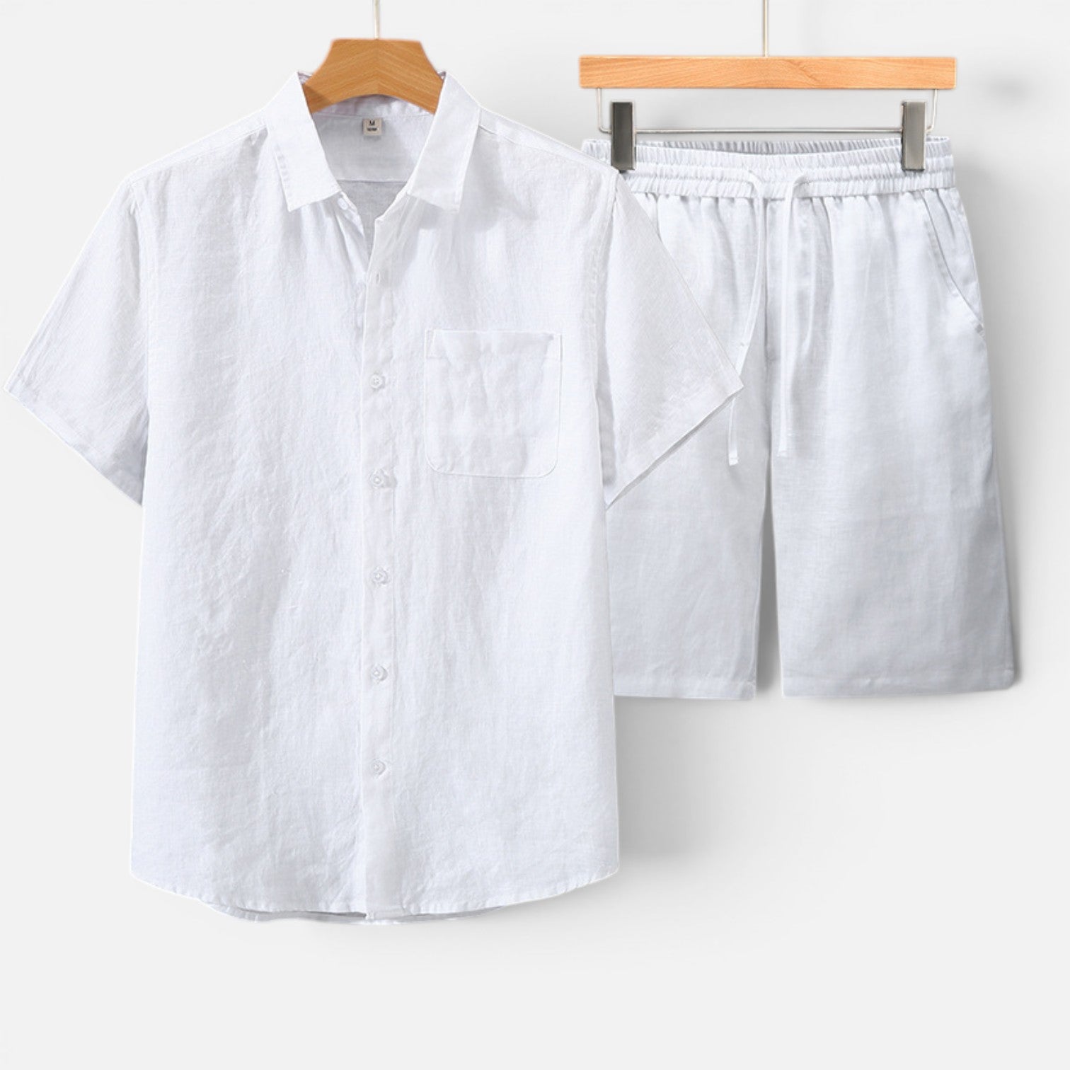 Felorro | Men’s Summer Set Shirt and Shorts Lightweight Breathable
