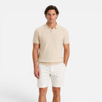 Felorro | Men’s Knit Polo Shirt Textured Breathable Regular Fit
