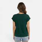 Felorro | Women’s V-Neck Twist Front T-Shirt Soft Casual Summer Top