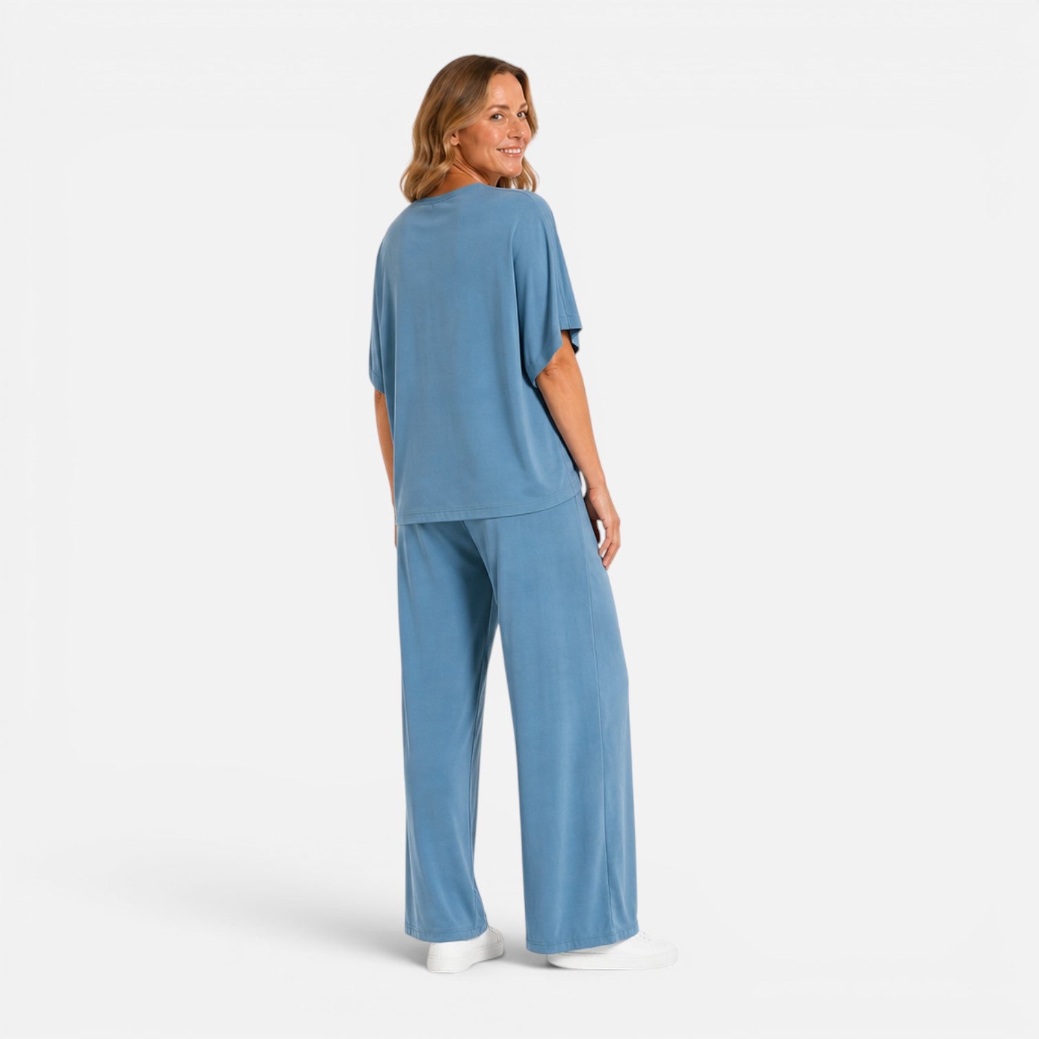 Felorro | Women’s Comfortable Lounge Set Wide Leg Pants Outfit