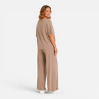 Felorro | Women’s Comfortable Lounge Set Wide Leg Pants Outfit