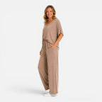 Felorro | Women’s Comfortable Lounge Set Wide Leg Pants Outfit