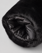 Women's Hooded Faux Fur Jacket with Zip Front