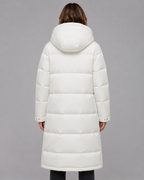 Women's Longline Hooded Padded Winter Parka