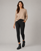 Women's Chelsea Boots - Suede-Look Chunky Lug Sole