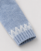 Women's Fair Isle Knit Sweater - Crew Neck Relaxed Fit