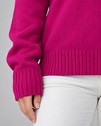 Women's Fair Isle Quarter Zip Jumper - Snowflake Knit