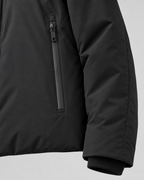 Women's Hooded Padded Jacket - Short Fit Full-Zip Winter