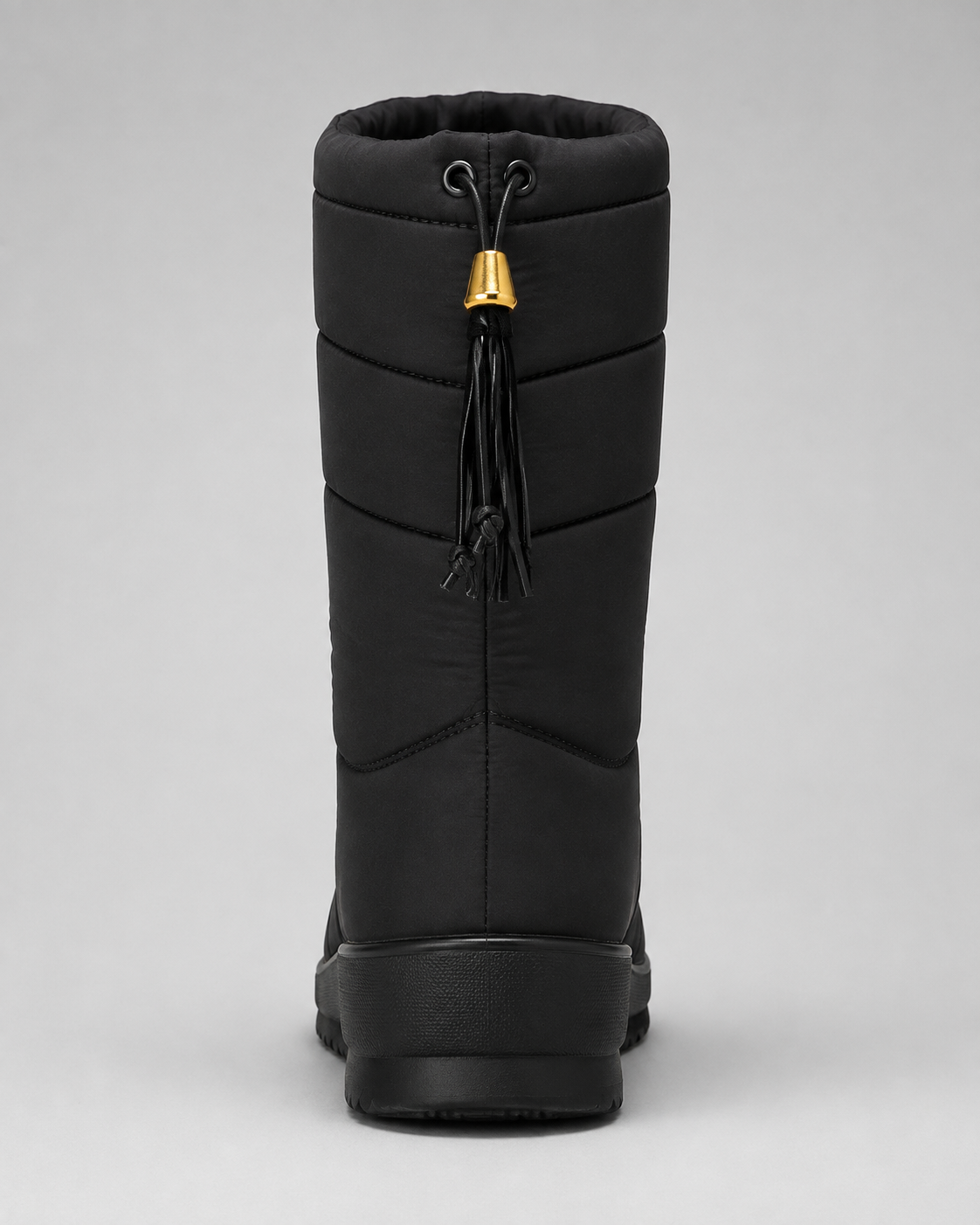 Women's Snow Boots - Quilted Mid-Calf Padded