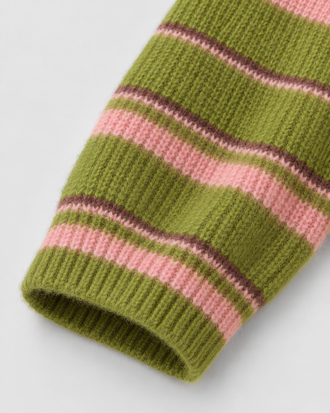 Women's Striped Knitted Cardigan – Button Front Relaxed Fit