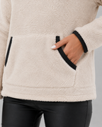 Women's Teddy Fleece Half-Zip Pullover - Funnel Neck