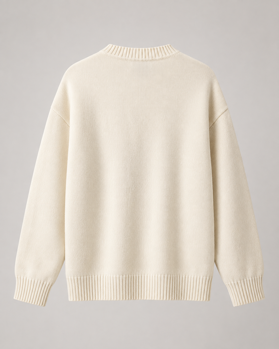 Women's Textured Heart Knit Sweater - Relaxed Drop Shoulder Fit